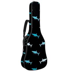 Eslifey Tasche für Akustikgitarre, Motiv: Weihnachten, Panda-Muster, verstellbarer Schultergurt, Gitarrenkoffer, Gigbag 101,6 cm, 104,4 cm, 106,7, Farbe 9, 42.9x16.9x4.7 in von Eslifey