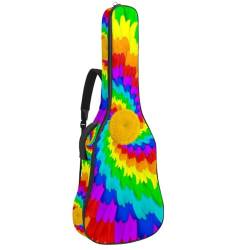 Eslifey Tasche für Akustikgitarre, rosa Krabbenmuster, verstellbarer Schultergurt, Gitarrenkoffer, Gigbag 101,6 cm, 104,4 cm, 106,7 cm, Farbe 8, 42.9x16.9x4.7 in von Eslifey