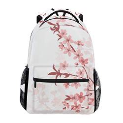 Sakura Kirschblüten-Rucksack für Studenten, Reisetasche, Schulrucksäcke für Damen und Herren Multi 01 Einheitsgröße von Eslifey