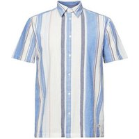 Esprit Kurzarmhemd Kurzarm-Hemd mit Streifen, 100% Baumwolle von Esprit
