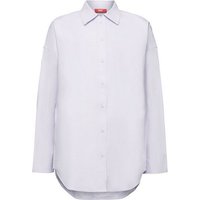 Esprit Langarmbluse Hemd aus Baumwoll-Popeline von Esprit