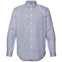 Esprit Langarmhemd Gemustertes Hemd, 100 % Baumwolle von Esprit