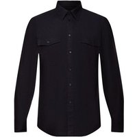 Esprit Langarmhemd Utility-Hemd aus Baumwolle von Esprit