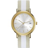 Esprit Quarzuhr, Esprit Damen Analog Quarz Uhr mit Nylon Armband ES108362002 von Esprit