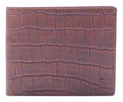 Esquire Croco Geldbörse RFID Schutz Leder 12 cm von Esquire