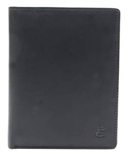 Esquire Logo - Geldbörse 12cc 12cm RFID CARDSAFE Black von Esquire
