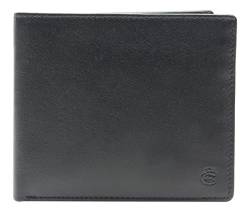 Esquire Logo - Geldbörse 8cc 12 cm RFID CARDSAFE Black von Esquire