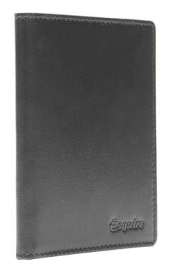 Esquire New Silk Passport Card Case Black von Esquire