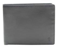 Esquire Slim - Geldbörse 8cc 12 cm RFID black von Esquire