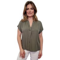 Estefania for woman Blusenshirt aus Viskose mit V-Ausschnitt von Estefania for woman