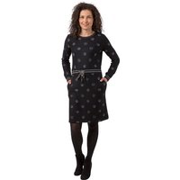 Estefania for woman Sweatkleid 183-5645 sportives Kleid mit Tunnelzug und Rippbündchen gepunktet von Estefania for woman