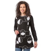 Estefania for woman Tunika 186-1136 mit abstrakten Muster und Strassbesatz von Estefania for woman