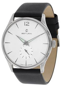 Estura Big Shot Armbanduhr Zeitlose Herrenuhr Made in Germany, Elegante Geschenkidee für Herren, 6010-02 von Estura