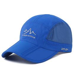 Estwell Baseball Cap, Basecap Herren Damen Baseball Kappen Baseballmütze Faltbarer Verstellbar Baseballkappe für Draussen, Sport und Reisen von Estwell