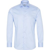 1863 by Eterna Businesshemd, Slim Fit, Haifisch-Kragen, für Herren, blau, 45 von Eterna