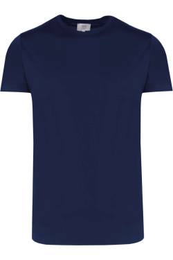 ETERNA 1863 Modern Fit T-Shirt Rundhals navy, Einfarbig von Eterna