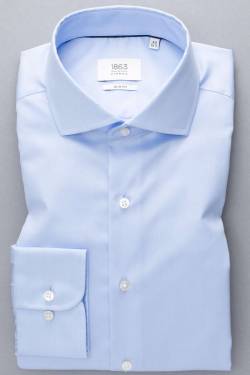 ETERNA 1863 Slim Fit Hemd hellblau, Einfarbig von Eterna