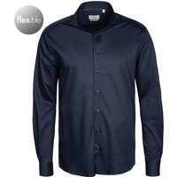 ETERNA Herren Hemd blau Jersey von Eterna