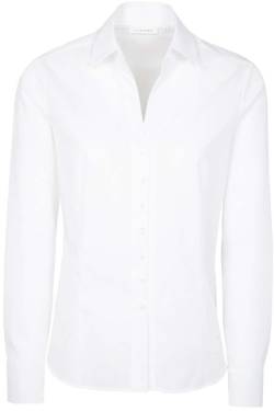 ETERNA Modern Classic Bluse weiss, Einfarbig von Eterna