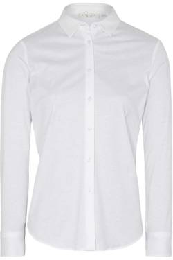 ETERNA Modern Classic Jerseybluse weiss, Einfarbig von Eterna