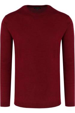 ETERNA Modern Fit Pullover rot, Einfarbig von Eterna