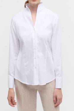 ETERNA Regular Fit Bluse weiss, Strukturiert von Eterna