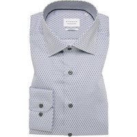 Eterna Langarmhemd - Minimal Print - bügelfrei - modern fit - Twill - Businesshemd von Eterna