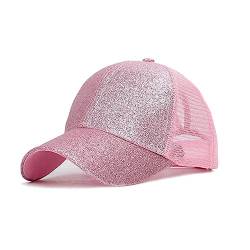 Eterspr Mädchen Basecap, Mädchens Baumwoll Baseball, Mädchen Sommer Baseballkappe, für Frauen Mit Einem Kopfumfang Von 54-58 cm (Rosa) von Eterspr