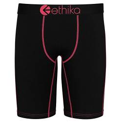 Ethika Herren Mid Boxershorts | Black Roz (sortiert, groß) von Ethika