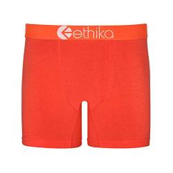 Ethika Herren Mid Boxershorts | Native Orange (sortiert, klein) von Ethika