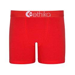 Ethika Herren Mid Boxershorts | Red Machine Red (Sortiert, X-Large) von Ethika