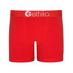 Ethika Herren Mid Boxershorts | Red Machine Red (Sortiert, groß) von Ethika