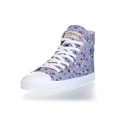 Ethletic Unisex Fair Trainer White Cap Hi Cut Collection 18 Sneaker, Terrazzo Blueberry Just White, 36 EU von Ethletic