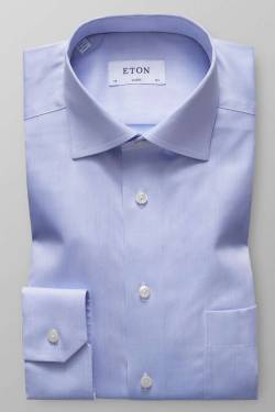 ETON Classic Fit Hemd hellblau, Einfarbig von Eton