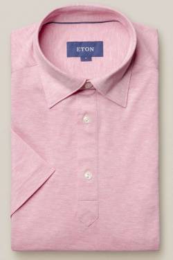 ETON Classic Fit Poloshirt Kurzarm pink von Eton