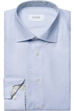 ETON Contemporary Fit Hemd hellblau, Einfarbig von Eton