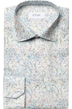 ETON Contemporary Fit Hemd hellgrün, Paisley von Eton