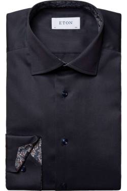 ETON Contemporary Fit Hemd navy, Einfarbig von Eton