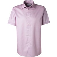 ETON Herren Kurzarmhemd rosa gemustert Slim Fit von Eton