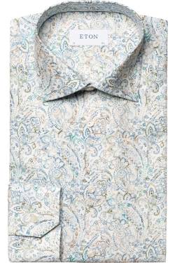 ETON Slim Fit Hemd hellgrün, Paisley von Eton