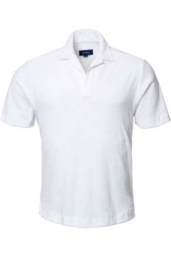 ETON Slim Fit Poloshirt Kurzarm weiss von Eton