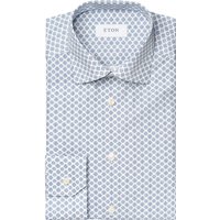 Eton Glattes Hemd mit Medaillon-Print, Contemporary Fit von Eton