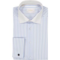 Eton Glattes Hemd mit Streifen und Kontrastkragen, Contemporary Fit von Eton