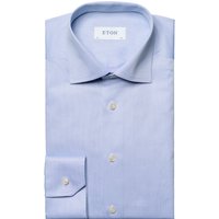 Eton Signature-Twill-Hemd mit filigraner Struktur, Slim Fit von Eton