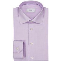 Eton Unifarbenes Business-Hemd mit Lyocell-Anteil, Super Slim Fit von Eton