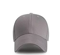 Etyepoh Baseball Cap Herren Damen Kappe Verstellbare Baumwolle Outdoor Running Freizeit Basecap (as3, Alpha, one_Size, A-dunkelgrau 02) von Etyepoh