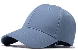 Etyepoh Baseball Cap für Herren und Damen, Unisex Kappe Verstellbar Reine Farbe Baseboard Baseballkappe Mütze (A-blau3, one Size) von Etyepoh