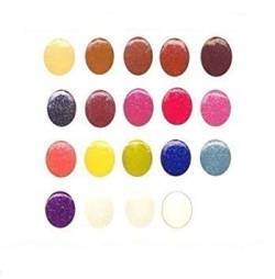 Acryl Color Puder Effektfarben * Colaxy Acrylpuder EFFEKT 16 x 3g SPAR SET * von EuBeCos