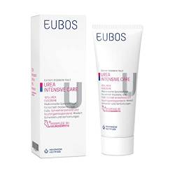 Eubos | 10% UREA Fußcreme | 100ml | für trockene Haut | Hautvertäglichkeit dermatologisch bestätigt | Verbesserung Hydratationsfähigkeit der Haut | Spezial-Pflegecreme von Eubos