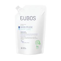 Eubos | Creme- Ölbad | 400ml | Badekonzentrat für trockene und sehr trockene Haut | Vorratsbeutel mit Preisvorteil|Hautverträglichkeit dermatologisch bestätigt von Eubos